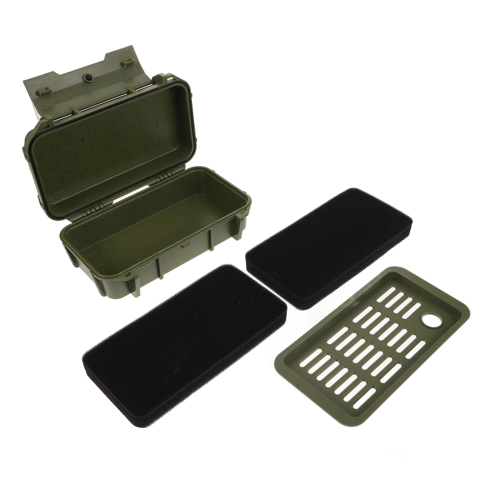 GALPADA Outdoor Survival Box Waterproof Sealed Container Camping Gear Case Hiking Gear Container Sturdy Storage Case for Outdoor Use