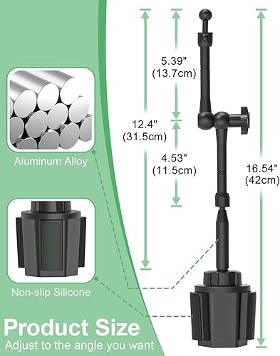 Miniatura 3 de Soporte para tablet de automóvil, soporte para tableta de metal plegable de 360, soporte para tableta de camión, soporte de cinta de correr para