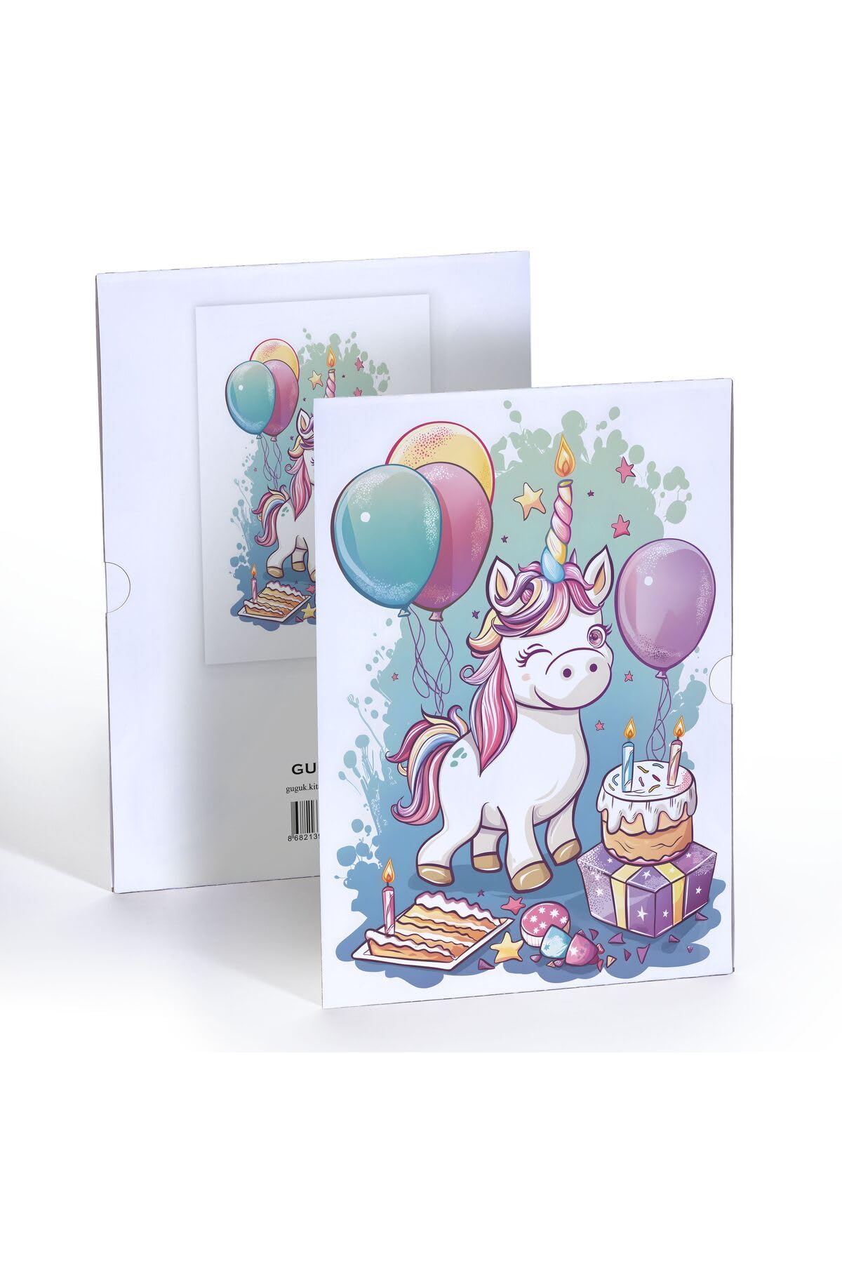 Unicornun Tatlı Dünyası, A4 Poster (GGK-PG031)