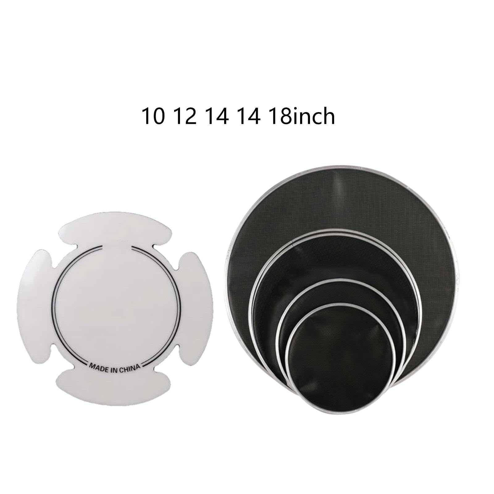 DYNWAVE 5x Bass Drum Head,Professional,Percussion Parts Practical Quiet Practice Silent Mute Drum Head Skin for Drum Players Practice, Style B