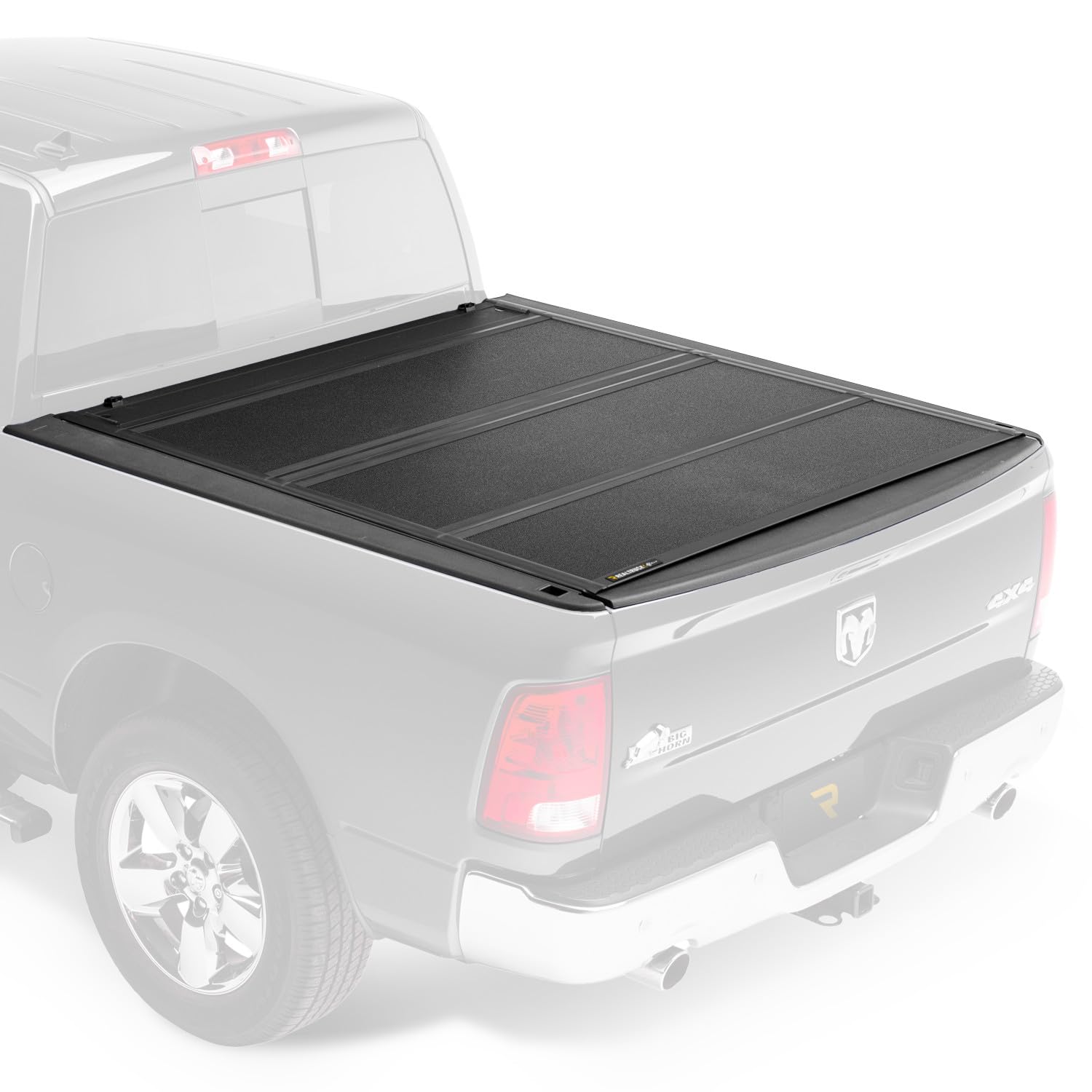 Photo 1 of RealTruck BAK BAKFlip MX4 Hard Folding Truck Bed Tonneau Cover | 448204 | Fits 2002-2023 Dodge Ram 1500, 2003-21 2500/3500 8' Bed (96")