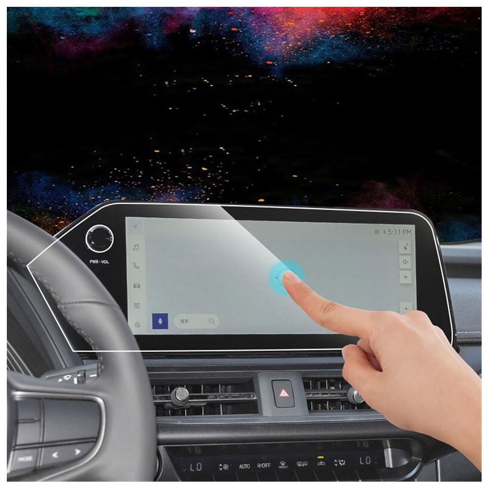 Protector de Pantalla para navegador GPS de Coche UX 260H 2022 2023 2024, Cristal Templado antiarañazos para Pantalla táctil de infoentretenimiento y navegación.