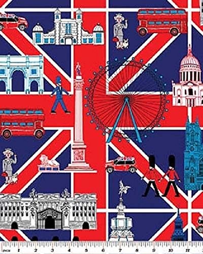 fat quarter britain' S Best Montage cotone trapuntato in tessuto 6327