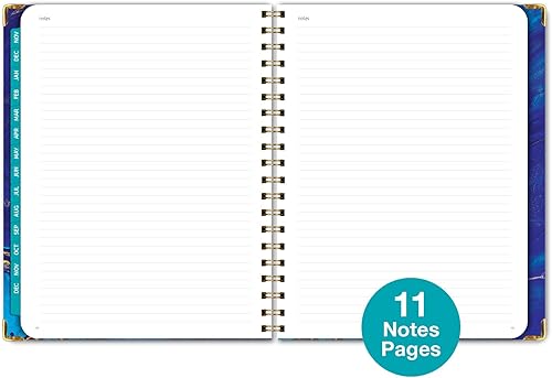 Miniatura 7 de Global Printed Products, Agenda 2024 de tapa dura (noviembre de 2023 a diciembre de 2024) Agenda diaria, semanal, mensual y anual, carpeta de