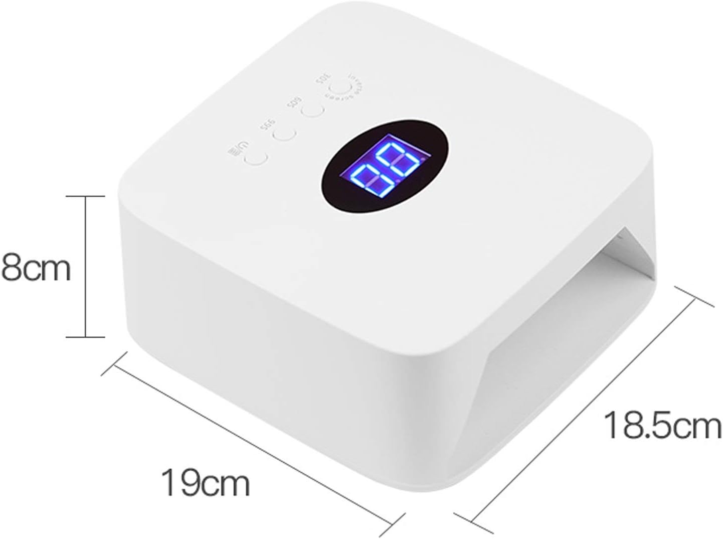 Cordless 48w Gel Nail Dryer LED UV Lamp with Rechargeable Battery Nail Lamp Machine for Drying Hands Feet 48w Electric Red Light