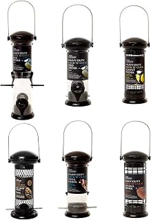 Tom Chambers Heavy Duty Flick 'n' Click Bird Feeder Bundle (6 Pack)