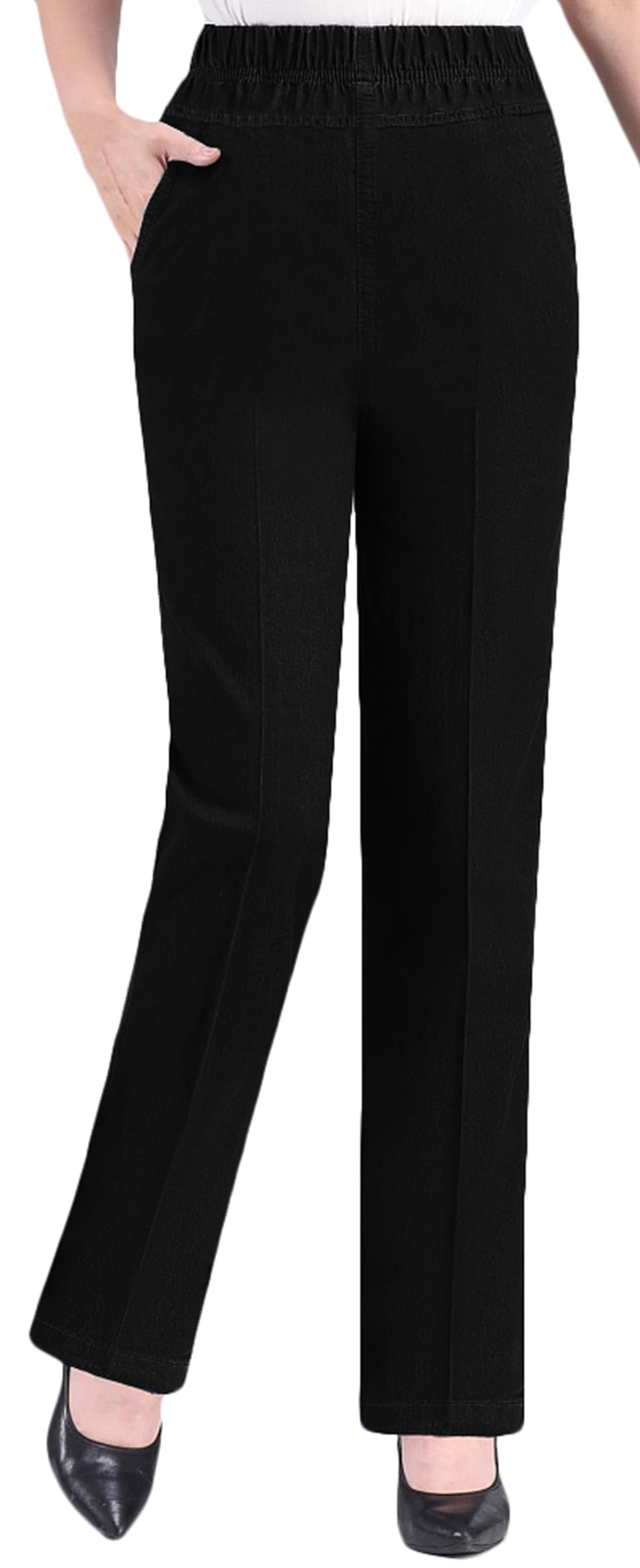 Youhan Women's Cotton Blend Denim Pants