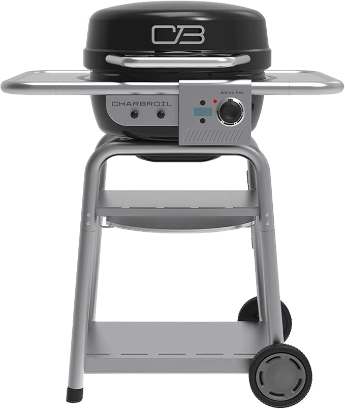 Charbroil Bistro Pro | 3-in-1 Electric, Griddle, & Charcoal Compact