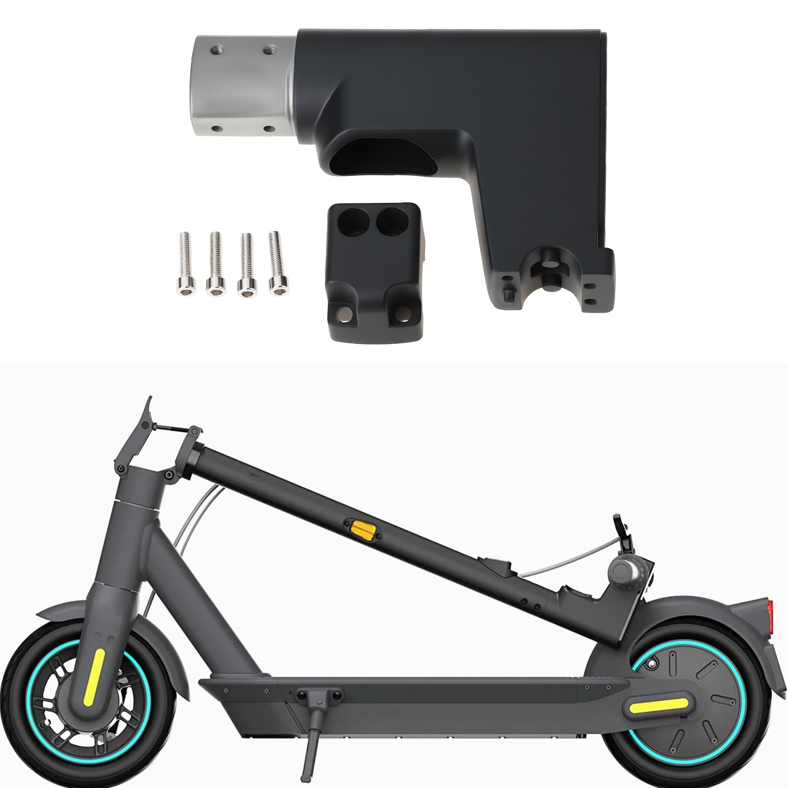 Kit de Remplacement pour Tête de Guidon et Potence de Trottinettes Compatible avec Ninebot Max G30 G30D Et G30D2