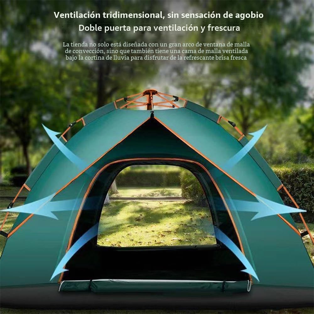 tienda de campaña Pop Up resistente al agua, automática, ligera, con montaje rápido, para trekking, festivales, exteriores y viajes