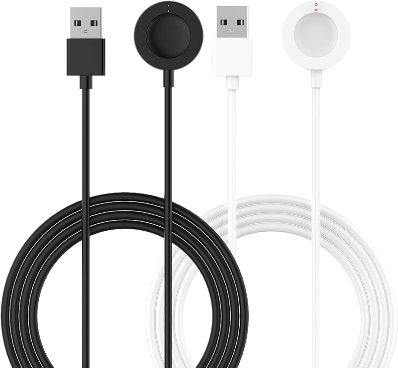 Compatible with Citizen CZ Smart Watch Charger, 3.3ft Rapid Charing Cable Magnetic Charger Dock for Citizen CZ Smartwatch (Black&White)
