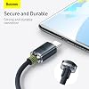 Baseus Crystal Shine USB-A to Type-C Fast Charging Data Cable 100W 5A 1.2M – Black (not compatible with iPhone)