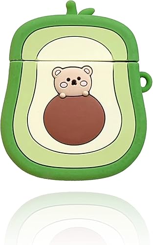 Miniatura 14 de para AirPods Pro Funda, Linda Funda de AirPod Pro 3D de Niña Fea con Boca de Salchicha de Dibujos Animados, Funda Protectora de Silicona Suave Boca