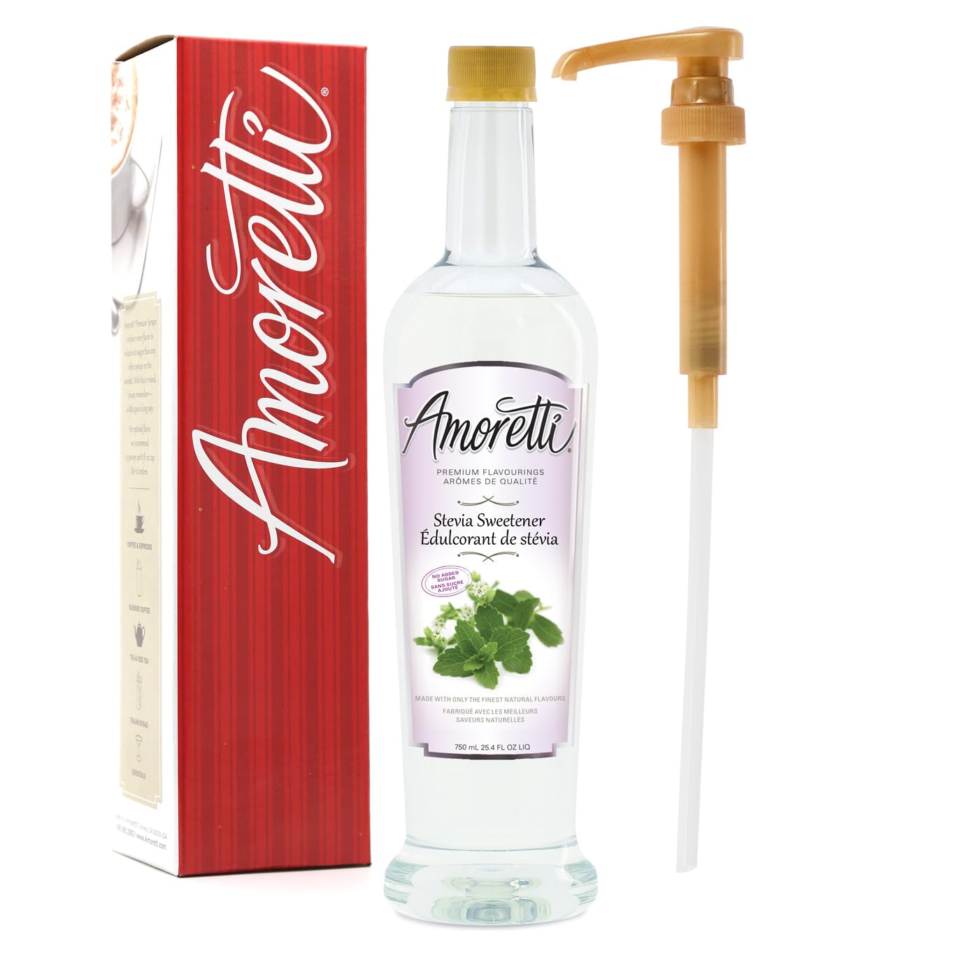 Natural Sugar Free Sweetener by Amoretti – 750 ml