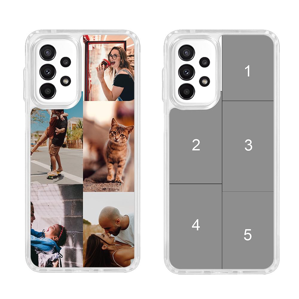 MXCUSTOM Custom Phone Case for Samsung Galaxy A23 5G, Customized Personalized Shockproof Cases with Photo Image Text Picture Design Cover [Soft