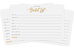 Gold Foil Scratch-Off Adventure Bucket List Cards for Memorable Experiences