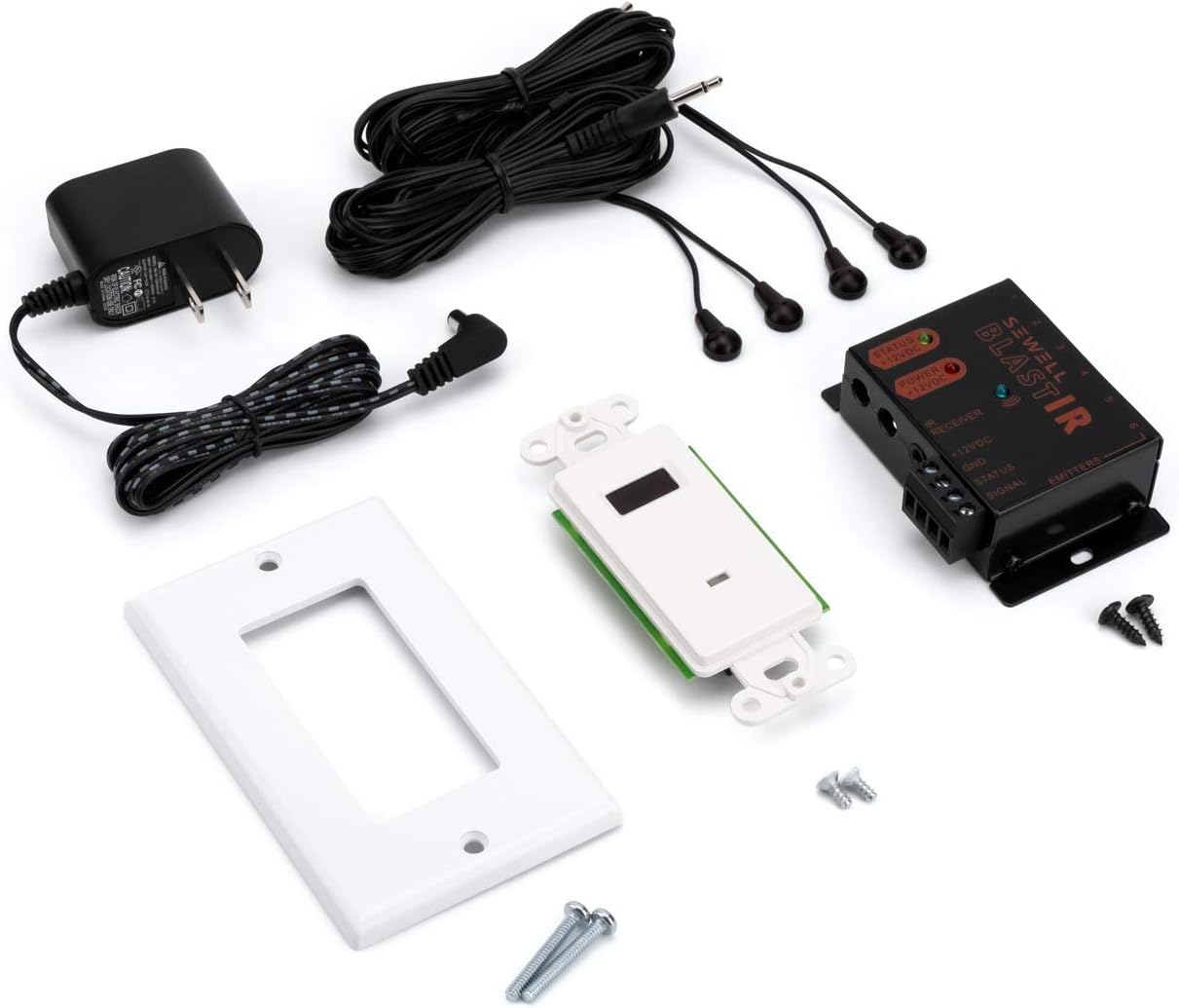 Sewell Direct SW-29309 BlastIR In-Wall Emitter and Receiver Wall Plate Kit