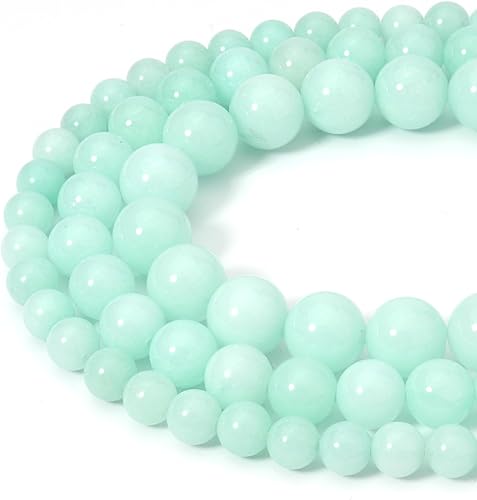 Miniatura 155 de 60 cuentas de piedras preciosas naturales de lapislázuli de 0.236 pulgadas (0.236 in) con cristal curativo energético, cuentas redondas sueltas