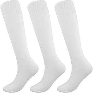 Fitliva Knee High Long Sports Socks Unisex Multicolor 3/6/12 Pairs