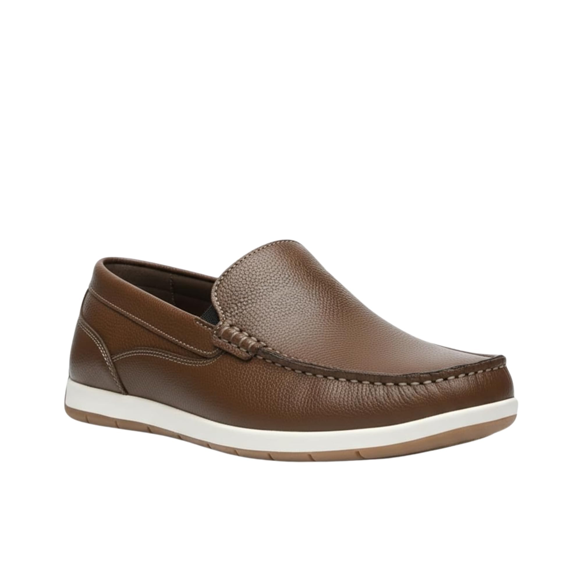 fashion victim Men's Textured Synthetic Leather Loafers | Lightweight Casual Slip-On Shoes for Men | Comfortable Formal Moccasins for Office & Casual Wear | Stylish Driving Shoes-picture-15