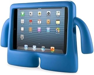 حافظة حماية مضادة للصدمات للاطفال بتصميم كرتوني مناسب لايباد 10.2 الجيل السابع 2019 - ايباد 10.2 الثامن 2020 برو 10.5 2017 ازرق لأجهزة لوحية البوليستر