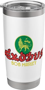 Bob Marley Exodus Lion Black Stainless Steel Insulated Tumbler