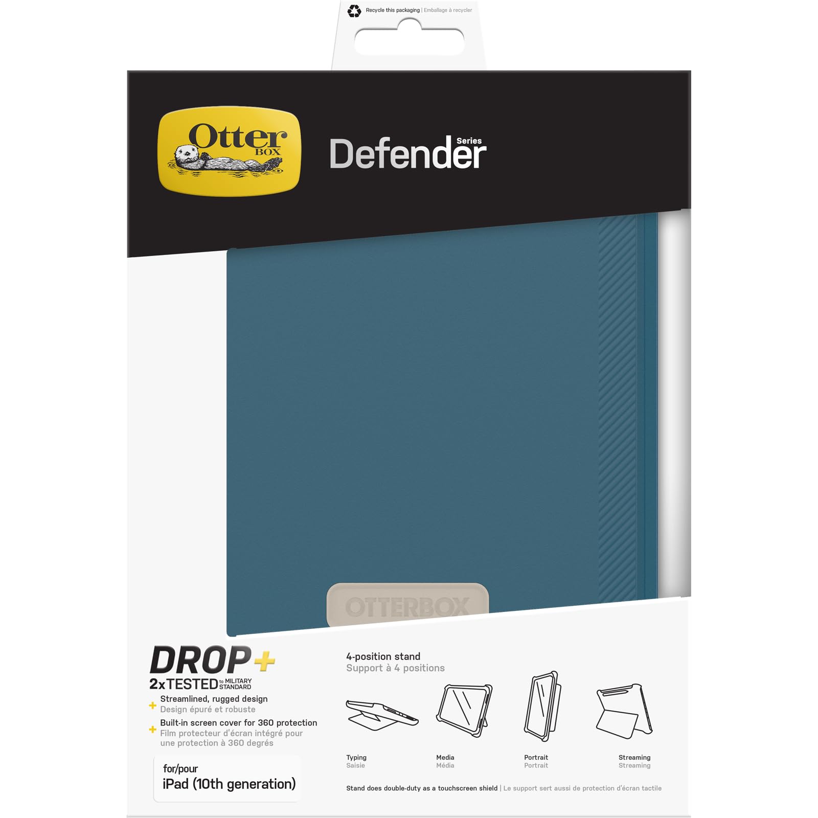 OtterBox Defender Hülle für iPad (A16) 11/10. Generation, Blau