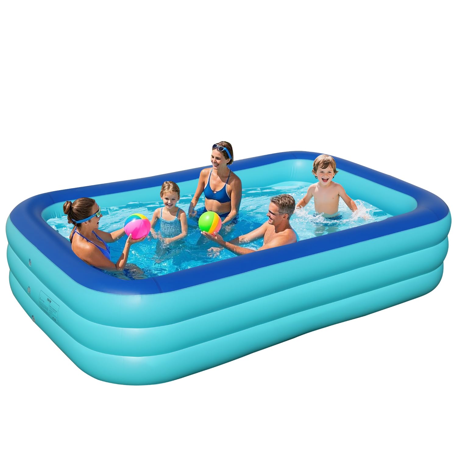 Piscine gonflable robuste en PVC épais durable pour extérieur