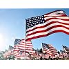 American Flag 3x5 Ft Heavy Duty Spun Polyester - Embroidered Stars, Brass Grommets, All Weather, Fade Resistant, For High Wind Outdoor Display