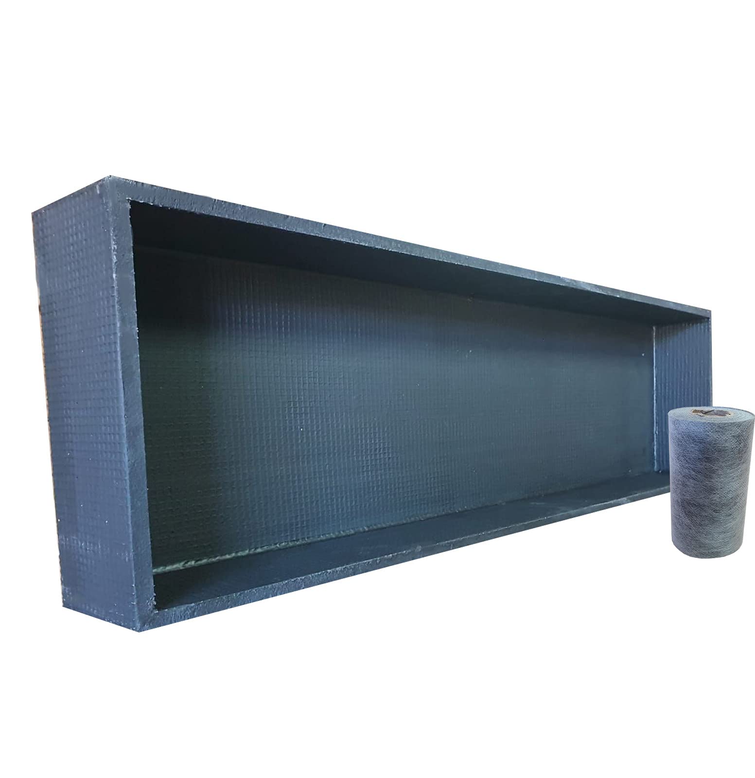 Nassboards Shower Niche Sleek Design - Tileable Shelf, Wet Room Alcove Recess, Waterproof Storage - Easy Installation for Home Improvement, Bathroom Renovation - Durable, Lightweight, 5m Tape Included