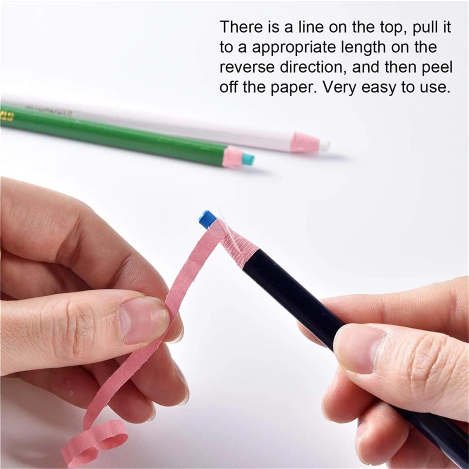 Schneiderkreide Marker Stift Nähen Werkzeuge Nähen Kreide Cut-freies for Schneider Kleidungsstück Bleistift Nähen Zubehör Stoff Bleistifte für Stoff(12pcs Multi)