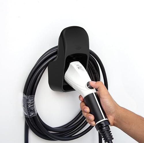 Miniatura 2 de SKYFISH Soporte para cargador de vehículos eléctricos no oxidante – Funda SAE J1772 de alta calidad para gestión de cables de carga de vehículos