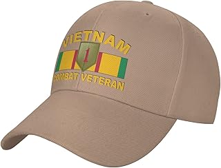 1st Infantry Division Vietnam Veteran Adjustable Cotton Peaked Cap Available for Men Women Natural