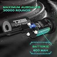 Vista 8 de LITE R&G Airsoft Tracer Unit, Spitfire Tactical Bozal Flash Simulador para Airsoft/Gel Blaster con interfaz roscada CCW de 0.551 in