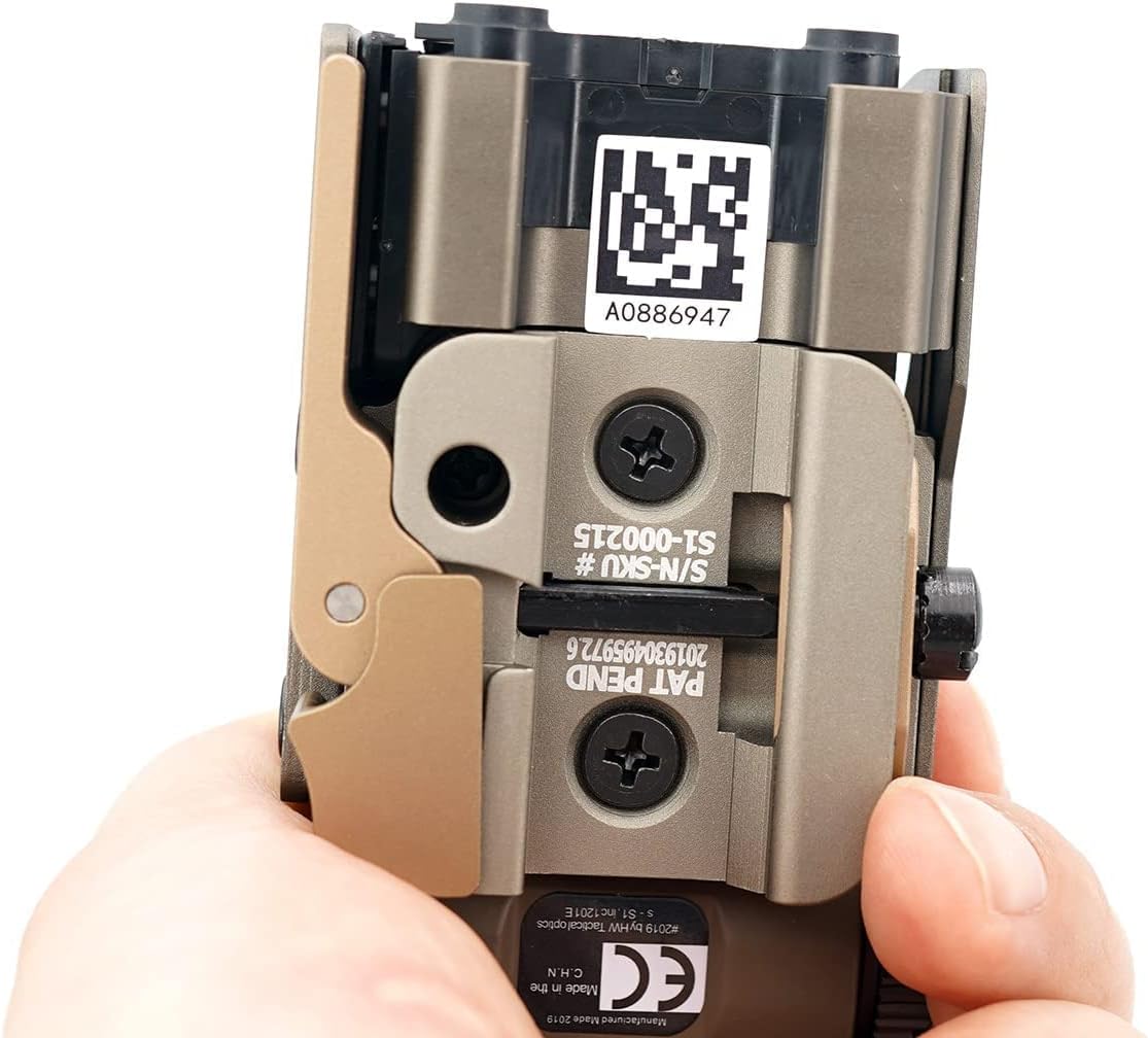 558 Green Red Dot Reflex Sight + G33 3X Magnifying Glass Combo, Optical Holographic Hybrid Sight with G33 Magnifier, Quick Release Rollover Multiplier