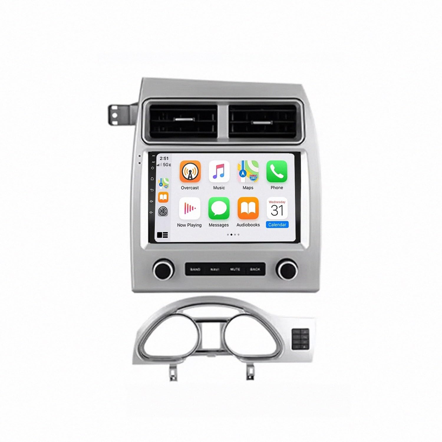 Radio multimedia para Audi Q7 4L 2005-2015 con Android Auto y pantalla tactil Aux 8