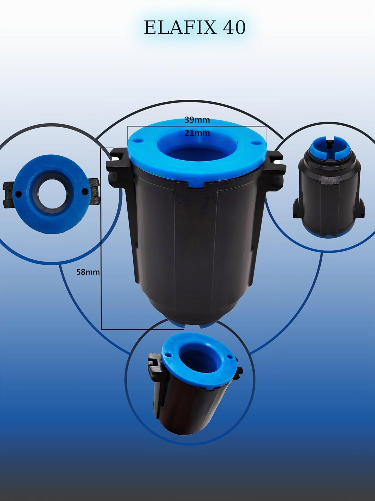 Adaptador Magnético Compatible Vehículos AdBlue Diesel - Aditivo Motores Diésel - Llena Bidón en Gasolinera - Adaptador AdBlue 10 Litros, AdBlue 5L, AdBlue 20 Litros, Adaptador de Manguera