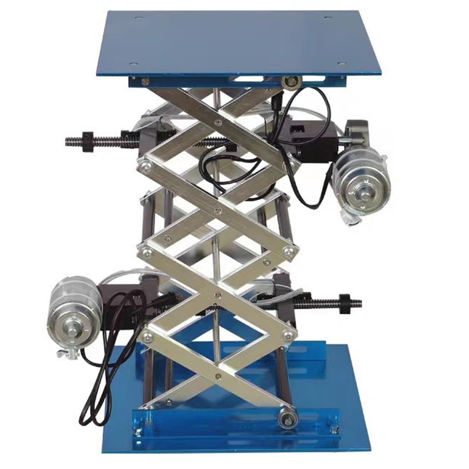 Plataforma de elevación eléctrica de 300 x 300 mm, equipo de laboratorio ajustable, capacidad de carga de 30 kg para uso escolar e industrial