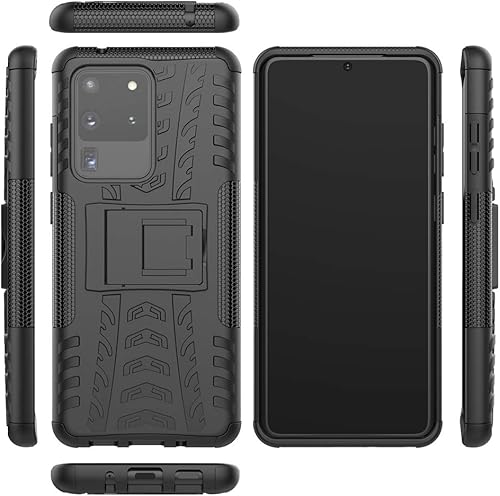 Miniatura 7 de Funda de teléfono para Samsung Galaxy S20 Ultra Glaxay S20ultra 5G con protector de pantalla de vidrio templado y soporte, accesorios de celda