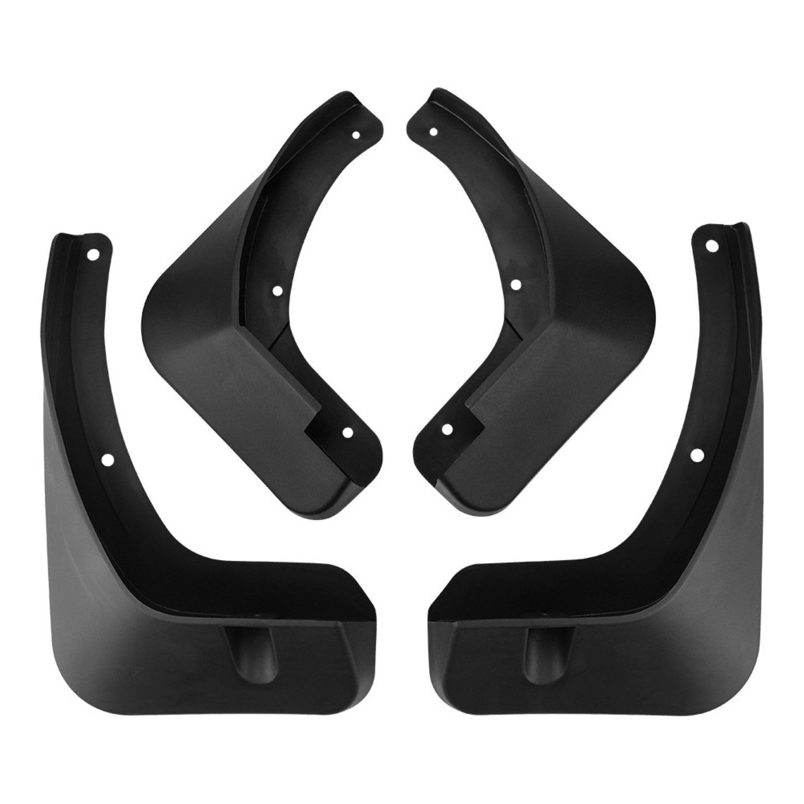 CDQSB 4 Pcs Car Mud Flaps for Baojun 560 2015-2016, Front Rear Fenders Splashproof Splash Guards Mudflaps Protects Accessories