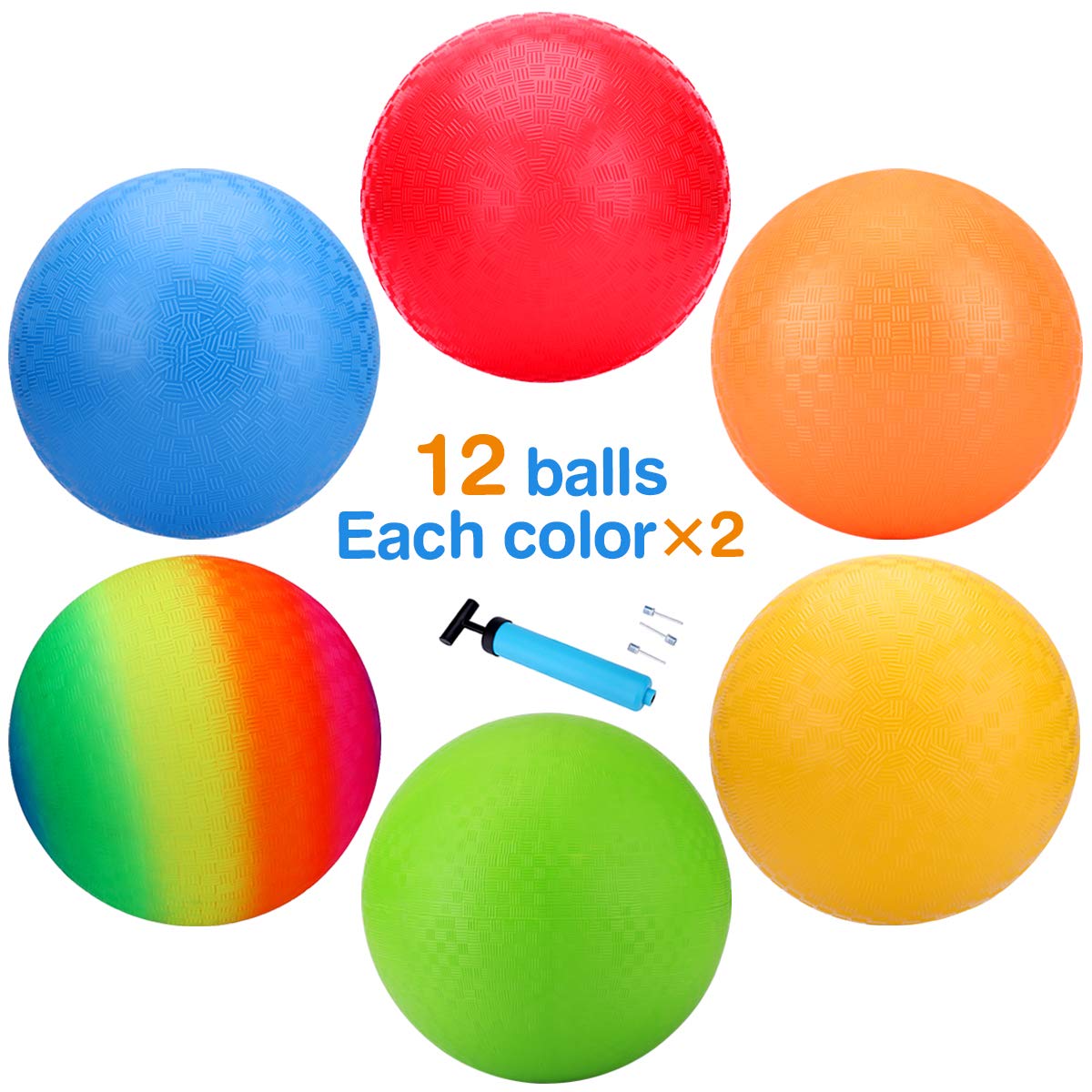 Buy EVERICH TOY Playground Balls 8.5 inch & 10 inch DodgeballKickball