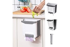 2.4-Gallon Foldable Waste Bin for Various Spaces