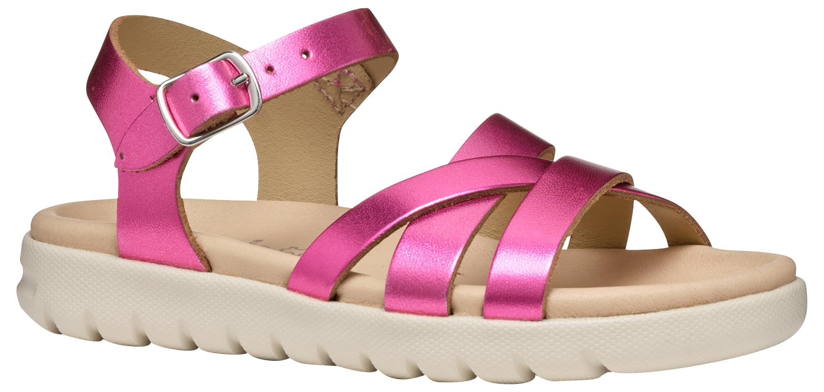 Geox J Sandal SOLEIMA Gir, Fuchsia, 9 UK Child