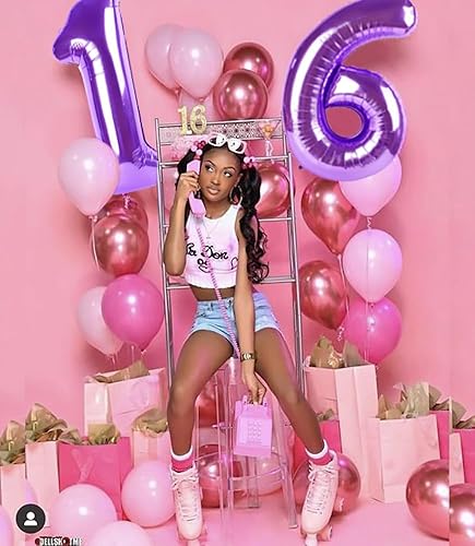 Vista 119 de Globos de números 0 de 40 pulgadas, globos negros de números para números 10, 20, 30, 40, 50, 60, 70, 80, 90, 100, globos de números 10, 20, 30, 40