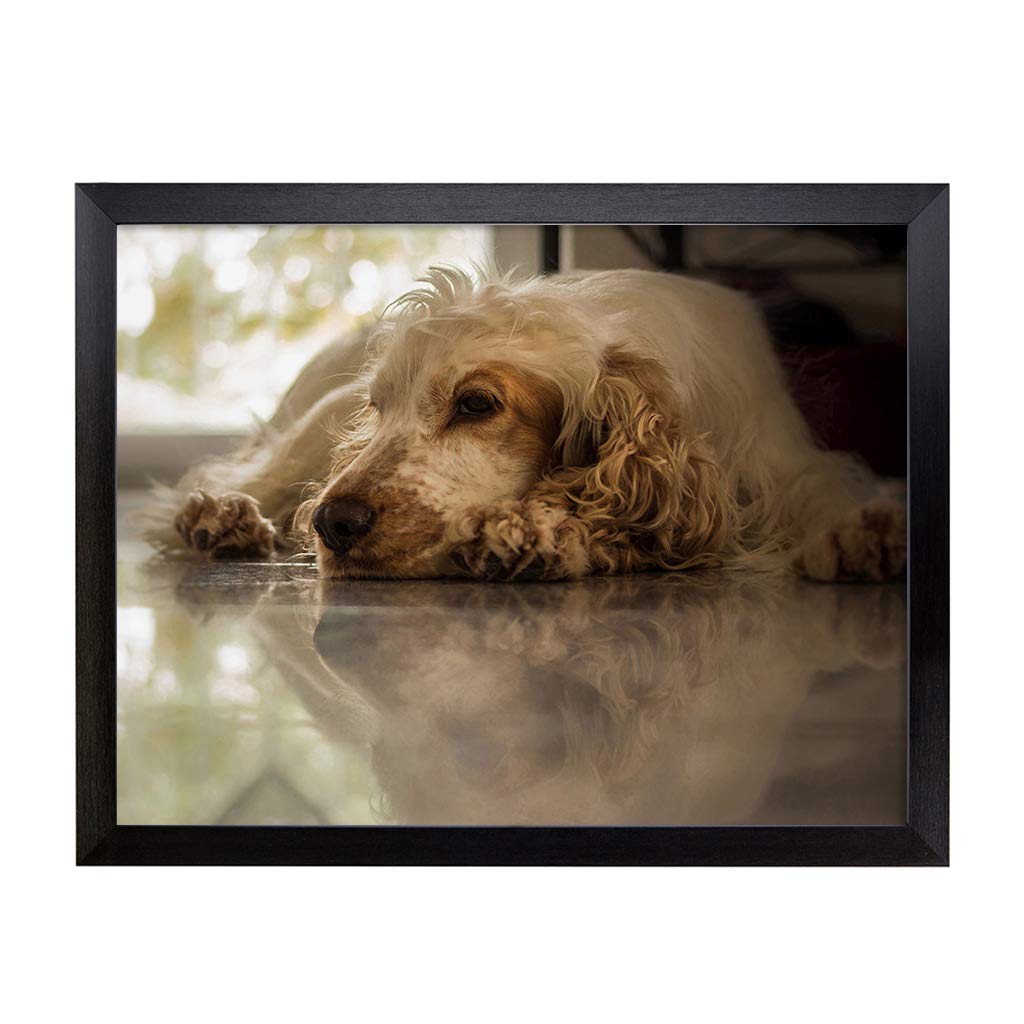 Lap Tray with Cushion | Cocker Spaniel Dog | Padded Bean Bag Cushion | For Eating, Working, Crafting, Laptop | Portable Table Desk