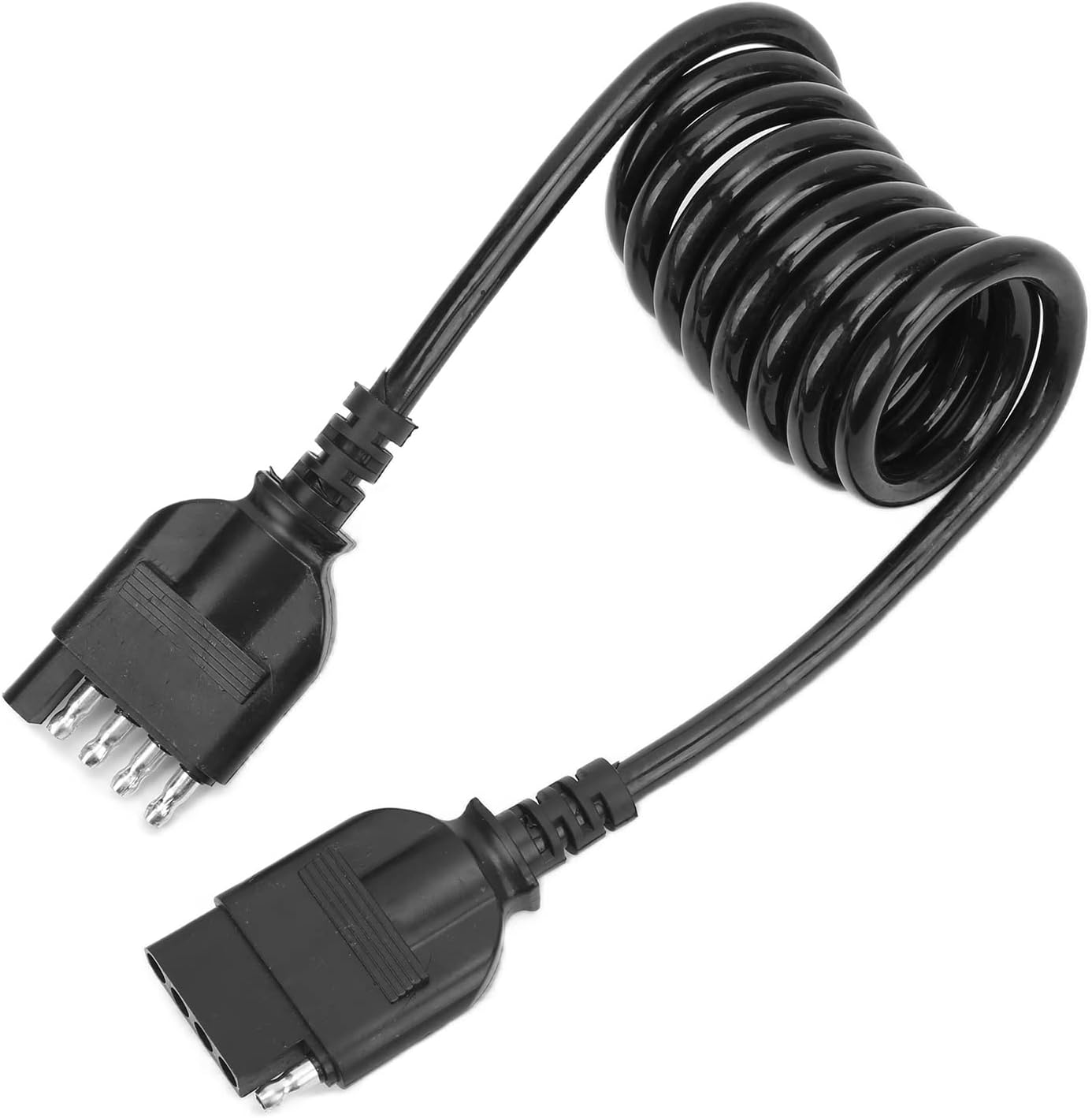 5Way Male and Female Trailer Wire Connector 5 ft Vehicle