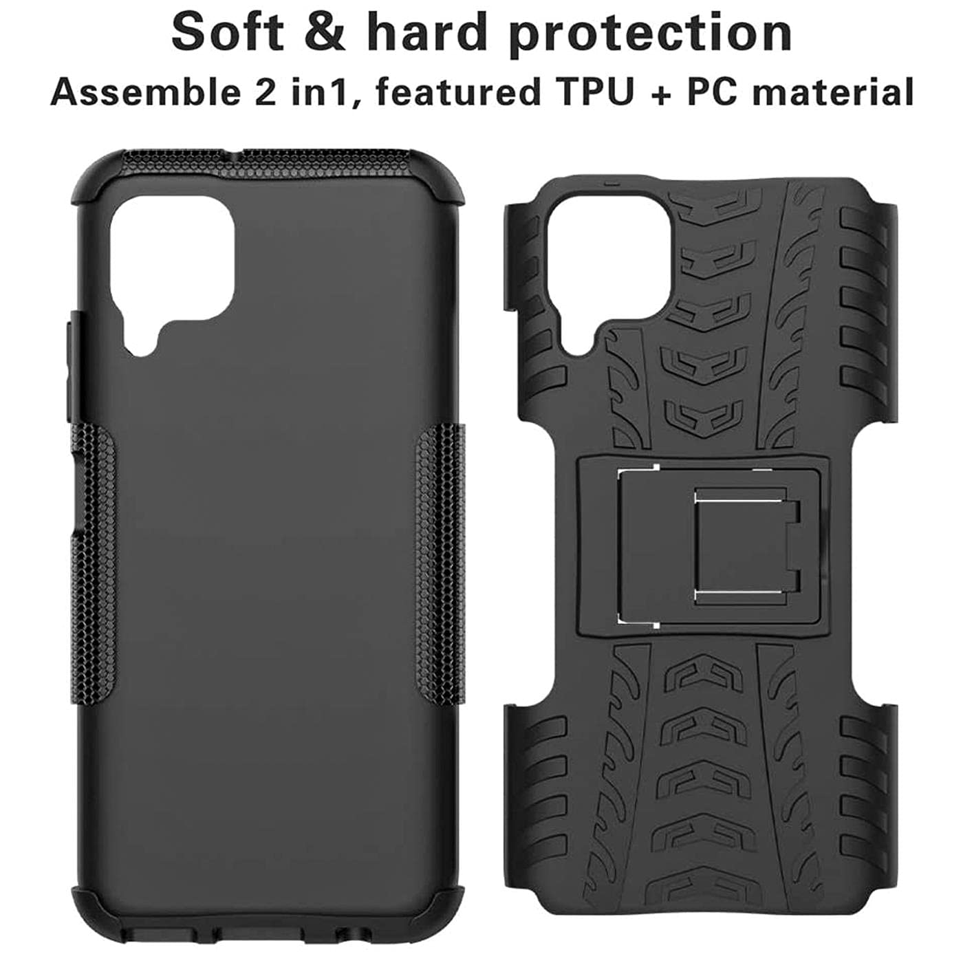 Verco Custodia per Huawei P40 Lite, custodia protettiva con