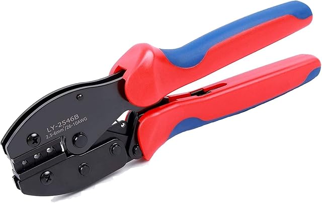 QeeHeng Solar Panel Crimping Tool - Crimper for 2.5/4/6mm Solar Panel PV Cable