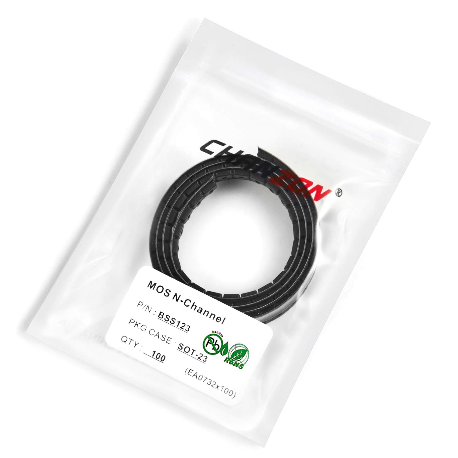 Chanzon 100 pezzi BC846B SOT-23 NPN Transistor 0,1A SMD
