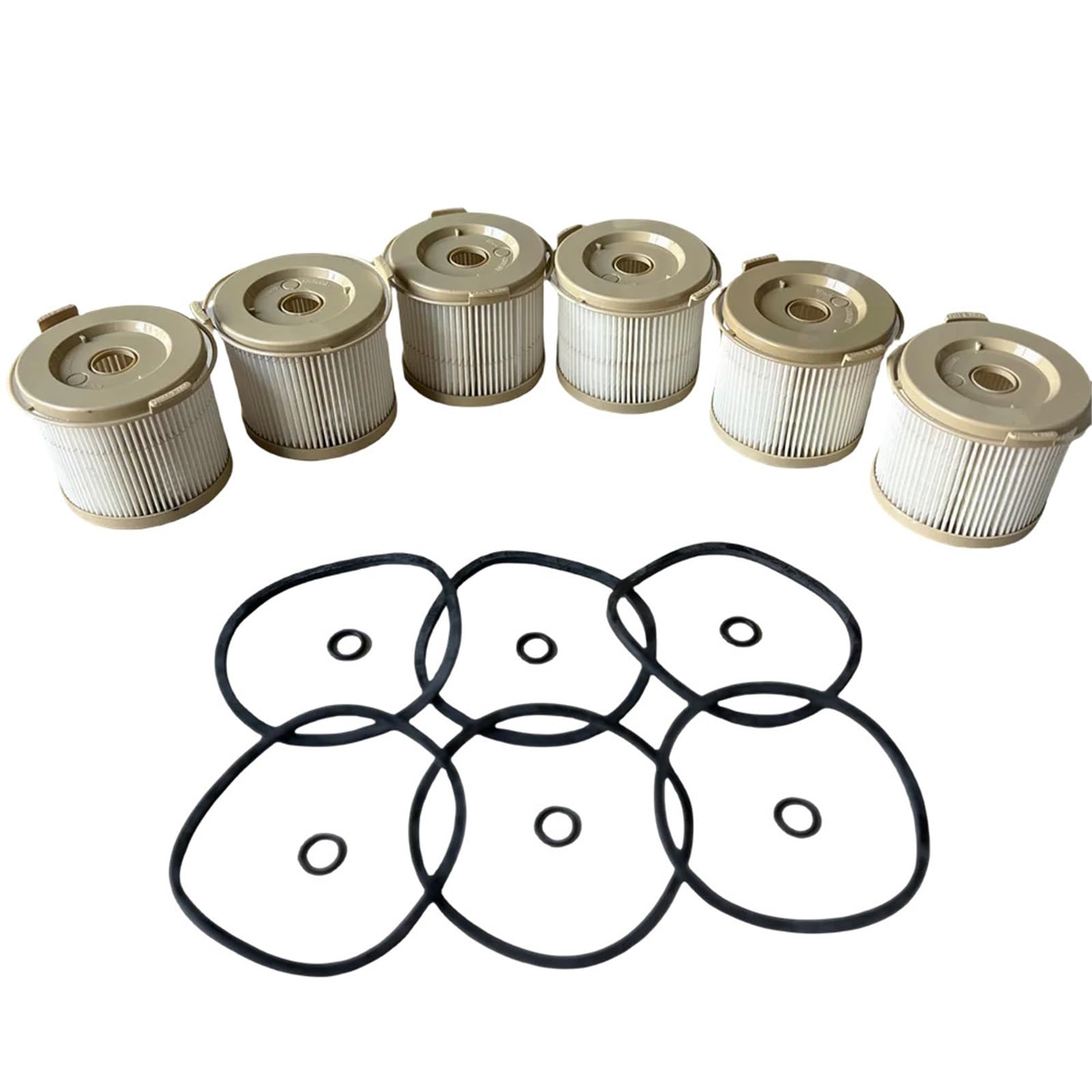 6 uds filtro de combustible 2010PM 500FG 500FH 2010TM Kit de reemplazo de separador de agua y combustible for camión